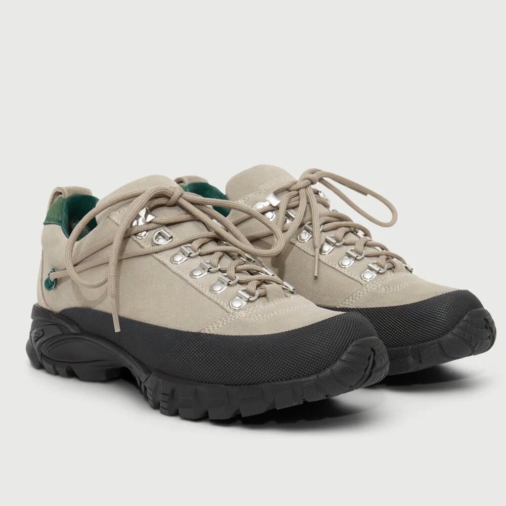 REESE COOPER Gabriel Hiking Sneaker in Khaki Suede Sz 43 NEW